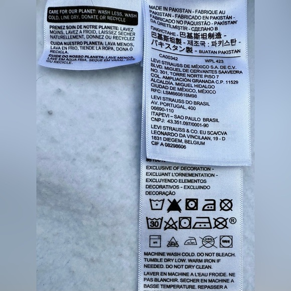 Levi’s Hoodie L White Frog Graphic “Second Nature” Collab Super Clean - Picture 7 of 8